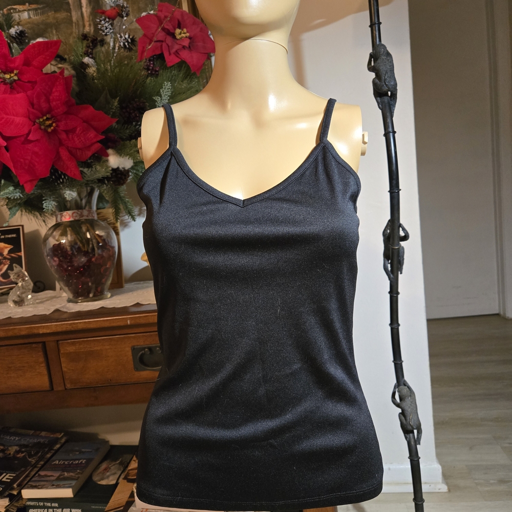 INC International Concepts Black Camisole Top